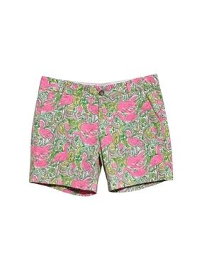 Lilly Pulitzer Jayne Tropical Flamingo Print Shorts Women’s Size 6 US